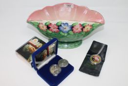 A Maling lustre bowl,