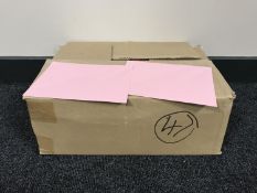 Seven boxes of coloured envelopes