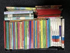 A basket of Children's Ladybird books,