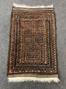 An Afghan prayer rug,
