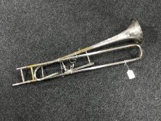 A Besson and Company class A trombone in chrome finish