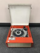 A mid 20th century Westminster Fidelity table top record player