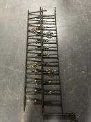 Two pieces of wrought iron railings