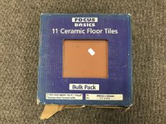 A quantity of ceramic floor tiles