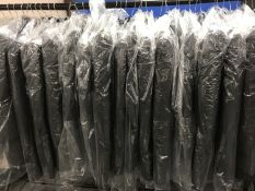 A rail of gentleman's suit jackets