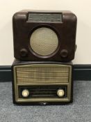 Two bakelite cased Bush radios