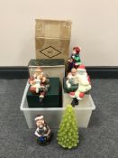 A large quantity of Christmas ornaments and decorations including boxed ornaments by Thomas Pacconi