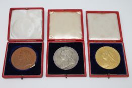 A collection of three Queen Victoria Diamond Jubilee Medals CONDITION REPORT: These