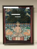 Anne Brodie : AJNA ,oil on canvas, 31cm x 39cm,