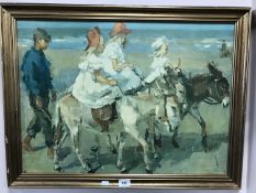 A gilt framed print after Isaac Israels