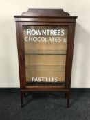 An early 20th century mahogany display cabinet,