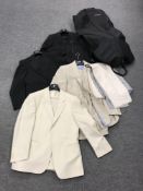 A gentleman's two piece Jaeger suit together with a Jurteen two piece suit,