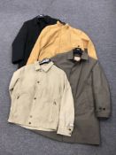 Three gentleman's Bugatti jackets together with a Collezione gentleman's jacket (4)