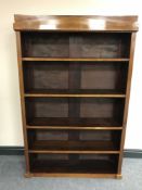 Early 20th century mahogany open shelves