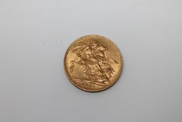 A gold sovereign 1912
