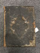 A leather bound family bible