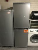 A Hotpoint Aquarius upright fridge freezer (silver)
