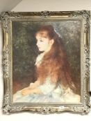 An Artagraph edition : Irene, framed.