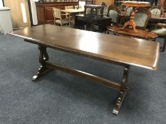 An Ercol refectory dining table
