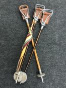 A combined umbrella/shooting stick,