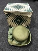 Nine mid twentieth century Bainbridge hat boxes,