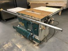 A Rojek industrial saw table,
