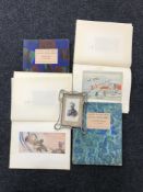 Four volumes : Glimpses of old Japan from Japanese colour prints by C.G.