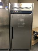 A Williams commercial stainless steel upright fridge