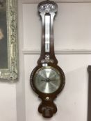 A 19th century mother of pearl inlaid barometer