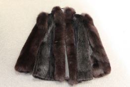 A good quality 1920's style mink and fox fur jacket