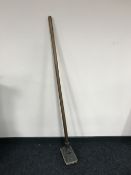 An early twentieth century ships deck brush