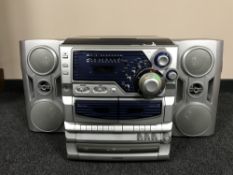 A Goodmans Hi-Fi system with CD changer and speakers