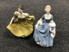 Two Royal Doulton figures - Lynn HN 2329 and Hillary HN 2335