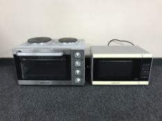 A Morphy Richards table oven,