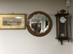 A contemporary President eight day wall clock,