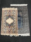 A Casucasian design rug,