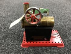 A Mamod steam engine