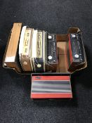 A box of six radios including three Roberts,