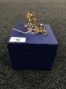 A boxed Swarovski Crystal Society figure, Lion Cub Seated, with certificate.