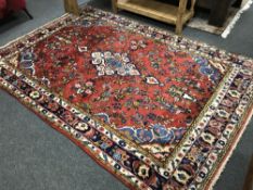 A Persian Mashad carpet,