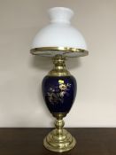 Five assorted table lamps,