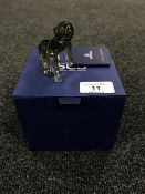 A boxed Swarovski Crystal Society figure, Gorilla, with certificate.