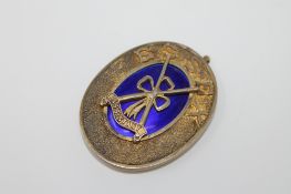 A silver gilt and enamel Masonic medal, Essex,