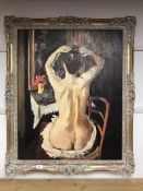 An Artagraph edition : Nude study, 67 cm x 83 cm, framed.