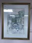 Victor Noble Rainbird : Amiens, watercolour, signed, dated 1930, 43 cm x 28 cm, framed.