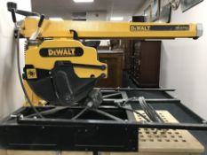 A DeWalt DW721KN sliding compound mitre saw