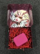 A Michael Kors handbag with carry strap