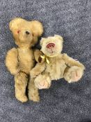 A mid 20th century mohair musical teddy bear,
