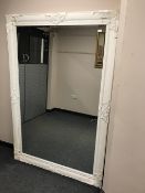 A Victorian style mirror, 132 cm x 183 cm.