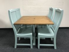 A Swan square garden table,